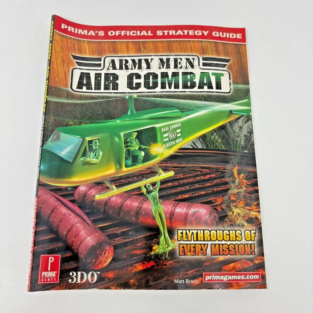 Army Men Air Combat Prima Official Strategy Guide Nintendo 64 N64 2000 Book